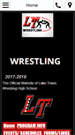 Mobile Screenshot of laketraviswrestling.com